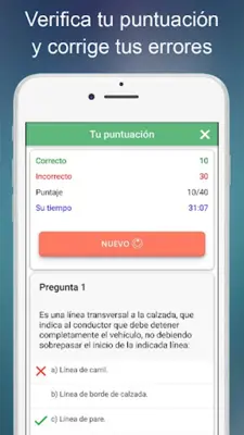 MT Simulacro de examen 2023 android App screenshot 2