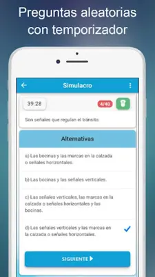 MT Simulacro de examen 2023 android App screenshot 4